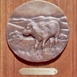 A New Beginning buffalo Bronze by Jammey Huggins