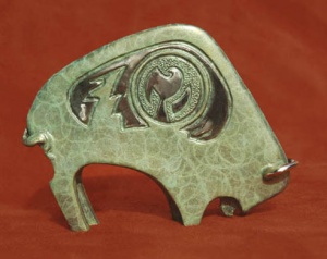 Buffalo Fetish 1 Bronze Jammey Huggins
