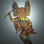 Owl Dancer Katchina Bronze by Jammey Huggins