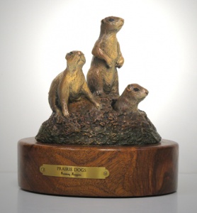 Prairie Dogs Bronze Jammey Huggins